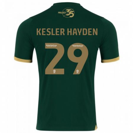 Kandiny Herren Kaine Kesler-Hayden #29 Grün Heimtrikot Trikot 2023/24 T-Shirt