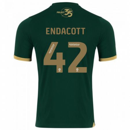 Kandiny Herren Jack Endacott #42 Grün Heimtrikot Trikot 2023/24 T-Shirt