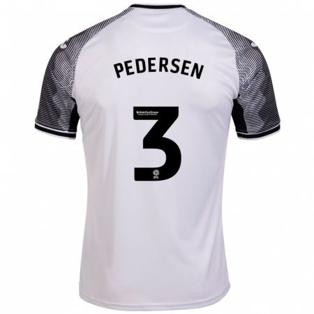 Kandiny Herren Kristian Pedersen #3 Weiß Heimtrikot Trikot 2023/24 T-Shirt