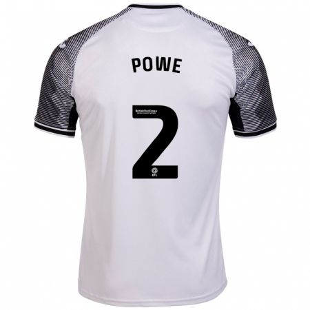 Kandiny Herren Alicia Powe #2 Weiß Heimtrikot Trikot 2023/24 T-Shirt