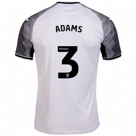 Kandiny Herren Sarah Adams #3 Weiß Heimtrikot Trikot 2023/24 T-Shirt