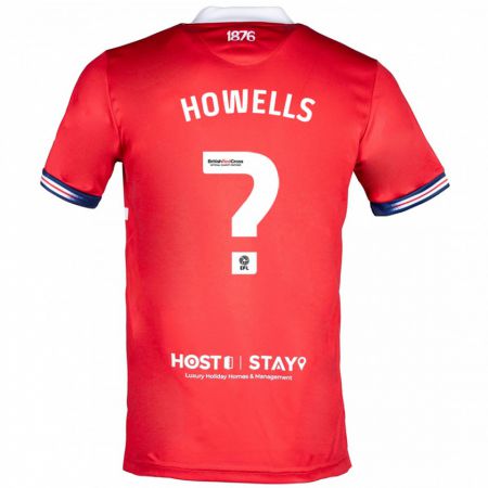 Kandiny Herren Max Howells #0 Rot Heimtrikot Trikot 2023/24 T-Shirt