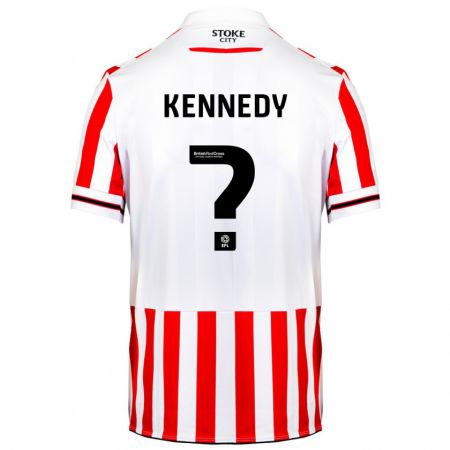 Kandiny Herren Dan Kennedy #0 Rot-Weiss Heimtrikot Trikot 2023/24 T-Shirt