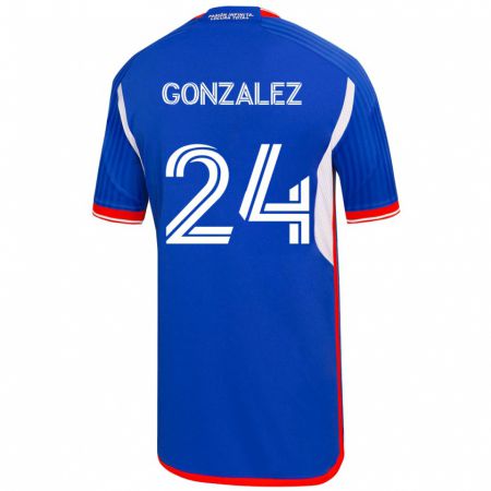 Kandiny Herren Emma González #24 Blau Heimtrikot Trikot 2023/24 T-Shirt