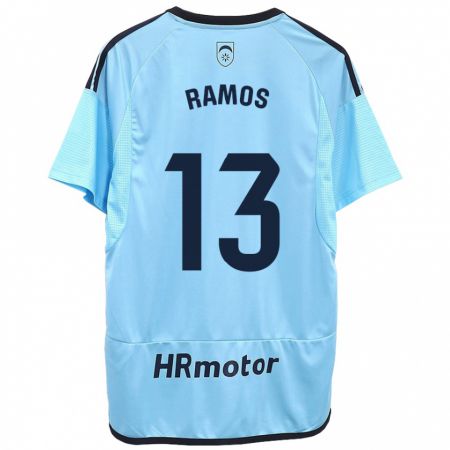 Kandiny Herren Darío Ramos #13 Blau Auswärtstrikot Trikot 2023/24 T-Shirt