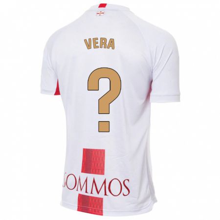 Kandiny Herren Ángel Vera #0 Weiß Auswärtstrikot Trikot 2023/24 T-Shirt