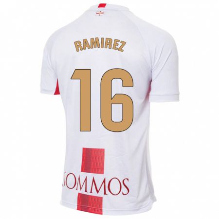 Kandiny Herren Vanesa Ramírez #16 Weiß Auswärtstrikot Trikot 2023/24 T-Shirt