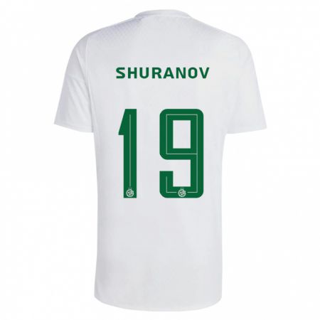 Kandiny Herren Erik Shuranov #19 Grün Blau Auswärtstrikot Trikot 2023/24 T-Shirt