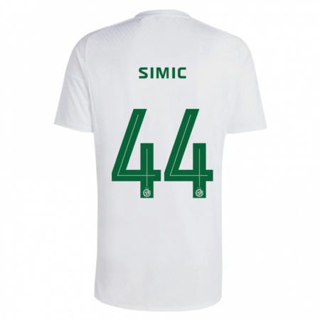 Kandiny Herren Lorenco Simic #44 Grün Blau Auswärtstrikot Trikot 2023/24 T-Shirt