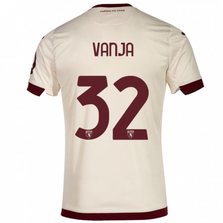 Kandiny Herren Vanja Milinković-Savić #32 Sekt Auswärtstrikot Trikot 2023/24 T-Shirt