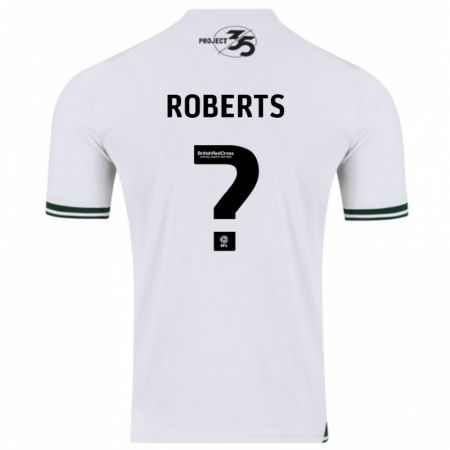 Kandiny Herren Caleb Roberts #0 Weiß Auswärtstrikot Trikot 2023/24 T-Shirt