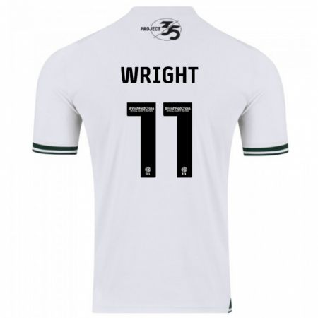 Kandiny Herren Callum Wright #11 Weiß Auswärtstrikot Trikot 2023/24 T-Shirt