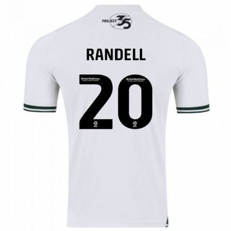 Kandiny Herren Adam Randell #20 Weiß Auswärtstrikot Trikot 2023/24 T-Shirt