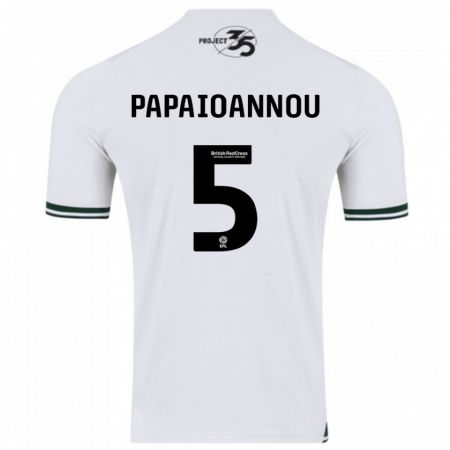 Kandiny Herren Panagiota Papaioannou #5 Weiß Auswärtstrikot Trikot 2023/24 T-Shirt