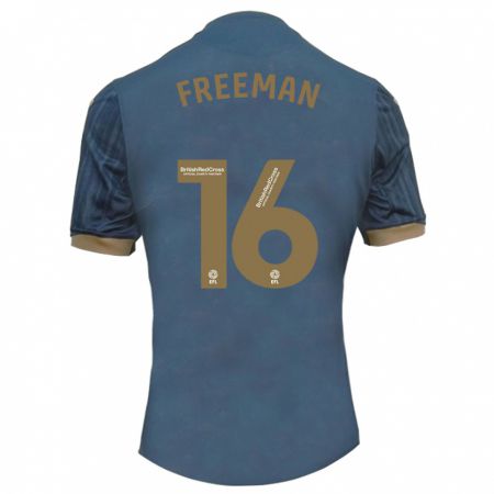 Kandiny Herren Emily Freeman #16 Dunkles Blaugrün Auswärtstrikot Trikot 2023/24 T-Shirt