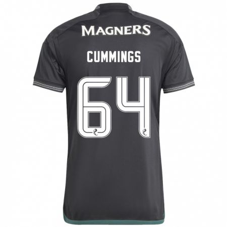 Kandiny Herren Daniel Cummings #64 Schwarz Auswärtstrikot Trikot 2023/24 T-Shirt