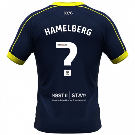 Kandiny Herren Eric Hamelberg #0 Marine Auswärtstrikot Trikot 2023/24 T-Shirt