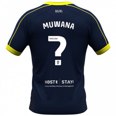 Kandiny Herren Noah Muwana #0 Marine Auswärtstrikot Trikot 2023/24 T-Shirt