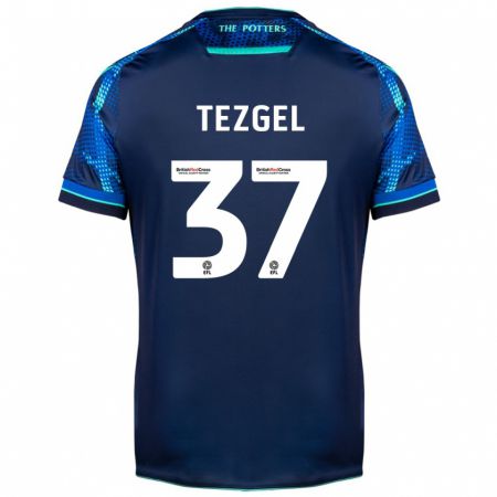 Kandiny Herren Emre Tezgel #37 Marine Auswärtstrikot Trikot 2023/24 T-Shirt