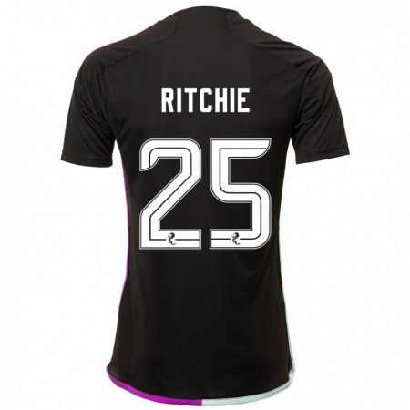 Kandiny Herren Tom Ritchie #25 Schwarz Auswärtstrikot Trikot 2023/24 T-Shirt