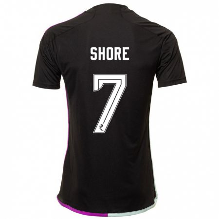 Kandiny Herren Eilidh Shore #7 Schwarz Auswärtstrikot Trikot 2023/24 T-Shirt