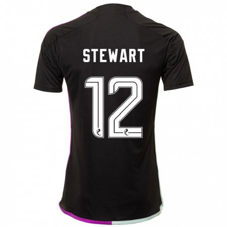 Kandiny Herren Hannah Stewart #12 Schwarz Auswärtstrikot Trikot 2023/24 T-Shirt