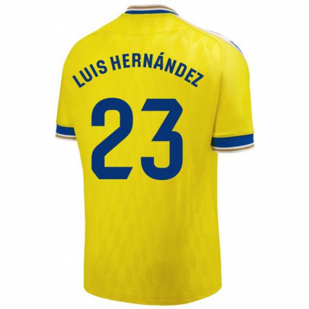 Kandiny Damen Luis Hernández #23 Gelb Heimtrikot Trikot 2023/24 T-Shirt