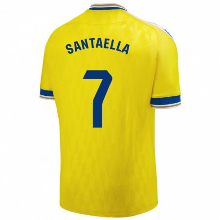 Kandiny Damen Natalia Santaella Picón #7 Gelb Heimtrikot Trikot 2023/24 T-Shirt