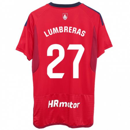 Kandiny Damen Carlos Lumbreras #27 Rot Heimtrikot Trikot 2023/24 T-Shirt