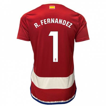 Kandiny Damen Raúl Fernández #1 Rot Heimtrikot Trikot 2023/24 T-Shirt