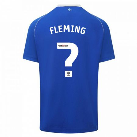 Kandiny Damen Cole Fleming #0 Blau Heimtrikot Trikot 2023/24 T-Shirt