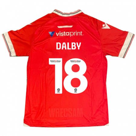 Kandiny Damen Sam Dalby #18 Rot Heimtrikot Trikot 2023/24 T-Shirt