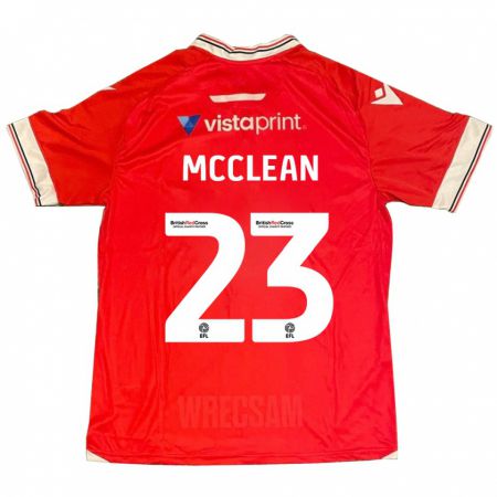 Kandiny Damen James Mcclean #23 Rot Heimtrikot Trikot 2023/24 T-Shirt