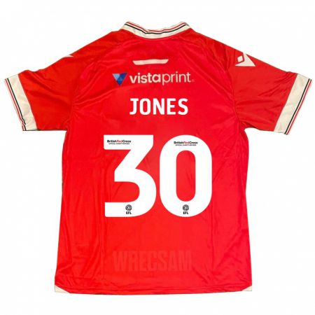 Kandiny Damen James Jones #30 Rot Heimtrikot Trikot 2023/24 T-Shirt