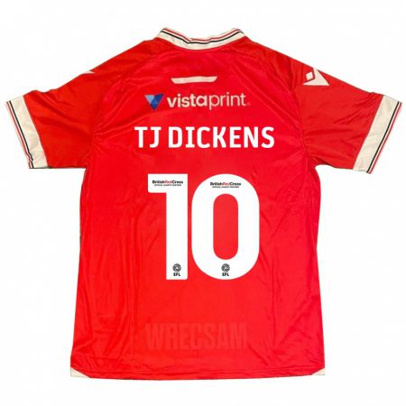 Kandiny Damen Tonicha Tj Dickens #10 Rot Heimtrikot Trikot 2023/24 T-Shirt