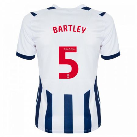 Kandiny Damen Kyle Bartley #5 Weiß Heimtrikot Trikot 2023/24 T-Shirt