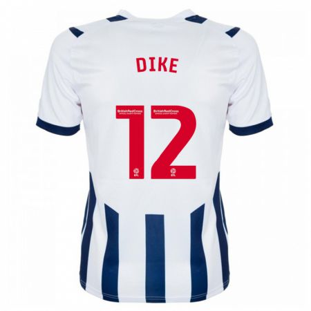 Kandiny Damen Daryl Dike #12 Weiß Heimtrikot Trikot 2023/24 T-Shirt