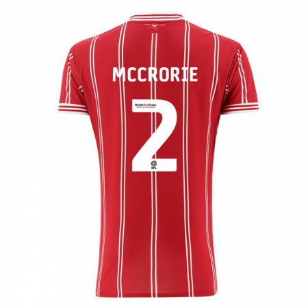 Kandiny Damen Ross Mccrorie #2 Rot Heimtrikot Trikot 2023/24 T-Shirt