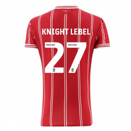 Kandiny Damen Jamie Knight-Lebel #27 Rot Heimtrikot Trikot 2023/24 T-Shirt