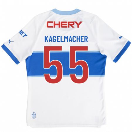 Kandiny Damen Gary Kagelmacher #55 Weiß Heimtrikot Trikot 2023/24 T-Shirt