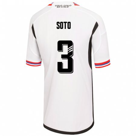 Kandiny Damen Rocío Soto #3 Weiß Heimtrikot Trikot 2023/24 T-Shirt
