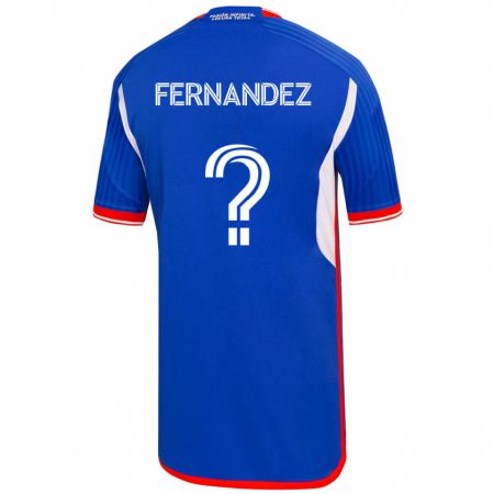 Kandiny Damen Enzo Fernández #0 Blau Heimtrikot Trikot 2023/24 T-Shirt