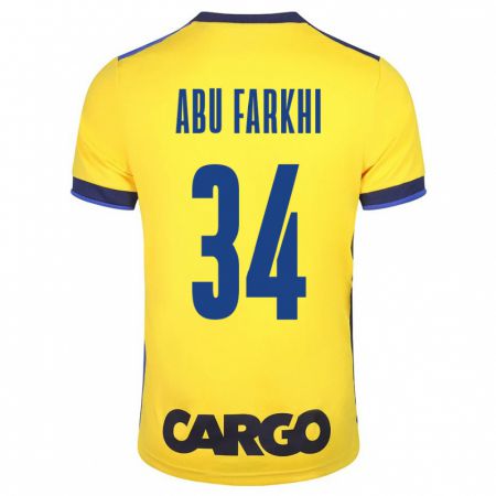 Kandiny Damen Sayed Abu Farkhi #34 Gelb Heimtrikot Trikot 2023/24 T-Shirt