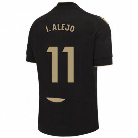 Kandiny Damen Iván Alejo #11 Schwarz Auswärtstrikot Trikot 2023/24 T-Shirt