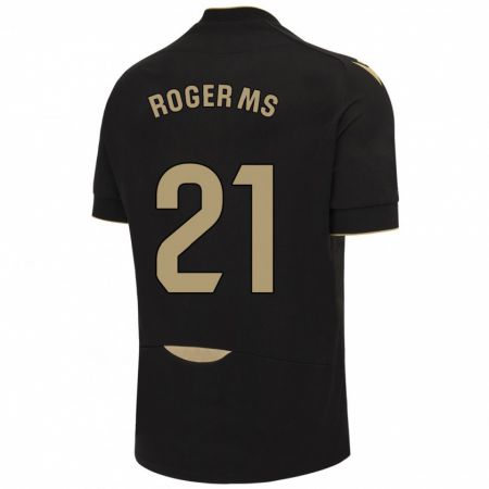 Kandiny Damen Roger Martí #21 Schwarz Auswärtstrikot Trikot 2023/24 T-Shirt