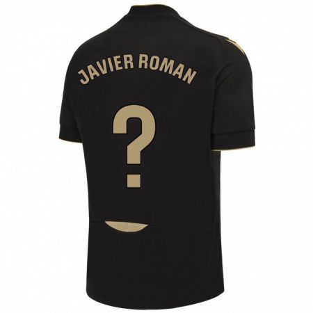 Kandiny Damen José Javier Román #0 Schwarz Auswärtstrikot Trikot 2023/24 T-Shirt