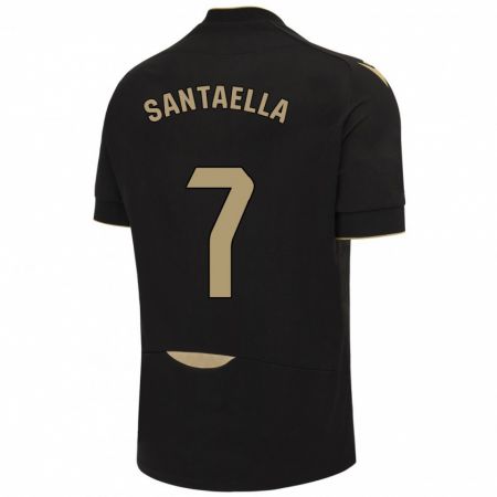 Kandiny Damen Natalia Santaella Picón #7 Schwarz Auswärtstrikot Trikot 2023/24 T-Shirt