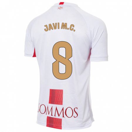 Kandiny Damen Javi Martínez #8 Weiß Auswärtstrikot Trikot 2023/24 T-Shirt