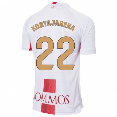 Kandiny Damen Iker Kortajarena #22 Weiß Auswärtstrikot Trikot 2023/24 T-Shirt