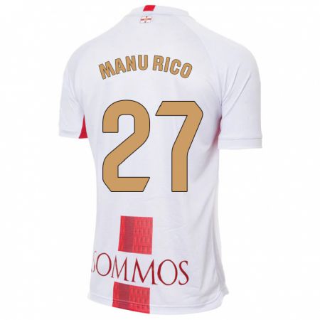 Kandiny Damen Manu Rico #27 Weiß Auswärtstrikot Trikot 2023/24 T-Shirt